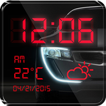 Car Clock Weather Widget