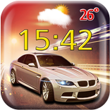 Cars Weather Clock Widget