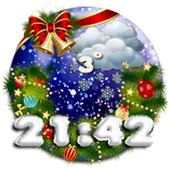 Christmas Weather Clock Widget