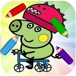 Coloring Game For Peppa