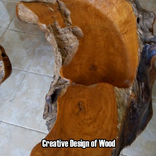 Design créatif de bois