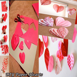 DIY Paper Hearts