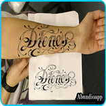 desain tato tulisan