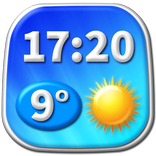 Digital Clock Weather Widget