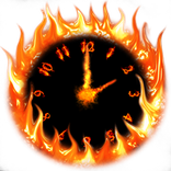 Fire Clock With Alarm