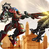 Flying Robot Ninja Battle 3D