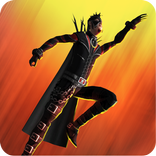Flying Superhero Raven 3D