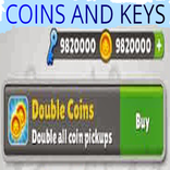 Keys Coins Subway Surfers