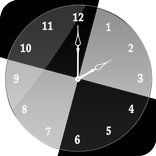 Glass Clock Widget