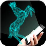 Hologram horse simulator