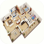 3D Haus Grundrisse