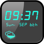 LED Uhr Widget