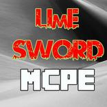Lime Sword Mod for MCPE Free