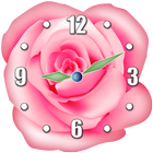 Rosas Relógio Widgets ícone