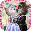 Talking Cats Wedding Kiss APK