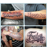 Tattoo-Beschriftung Entwurf