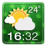 Weed Weather Clock Widget