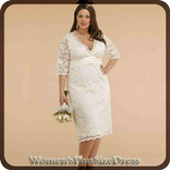 Plus size abito della donna