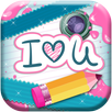 Schreiben Foto - Liebe Worte APK