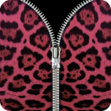 girls fake zipper lock