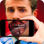 Zombie Face Funny Photo