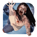 Zombie in photo-Horror booth