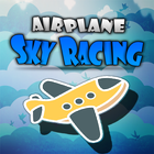 sky racing airplane free fly icon