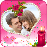 Cadre photo d'amour