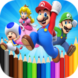 ”Mario Coloring Book