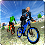 Spider Hero Bicycle Stunt Racing Adventure