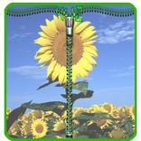 Zipper Screen Lock:Sunflower