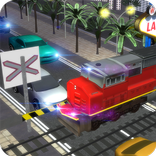 Vegas Railroad Car Traffic 3D