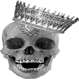 Skull with Diamonds New Widget