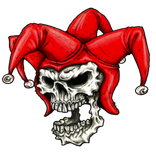 Skull Joker Widget/Stickers