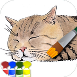 Coloring adult (Cat)