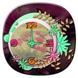 Flower Clock Live Wallpaper