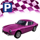 3D City Purple Car Parking icon