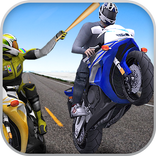 バイクのスタントの戦い - 攻撃レース