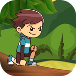 Super runner jumping hero