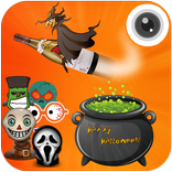 万圣节相机贴纸和相框   - Halloweenn
