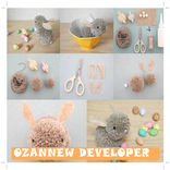 Thème de lapin de Pâques bricolage