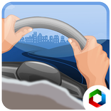 Simulator driving car