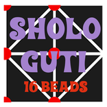 Sholo Guti 16 Beads (Tiger Trap)