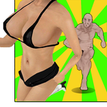 sex'y girl run in xxx jungle