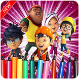 ”Boboiboy Coloring For Kids
