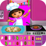 Dora Cooking Dinner