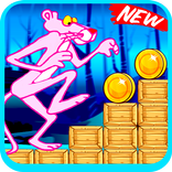 super pink world panther running