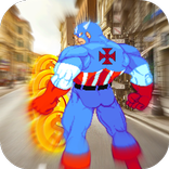American Soldier Captain Run