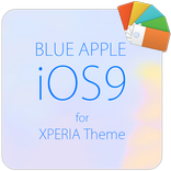 Blue APPLE for XPERIA Theme