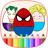Surprise Eggs Kids Game - Coloring and painting